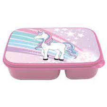 קופסת אוכל מחולקת חד קרן