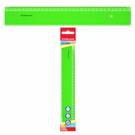 סרגל 30 סמ ניון ירוק