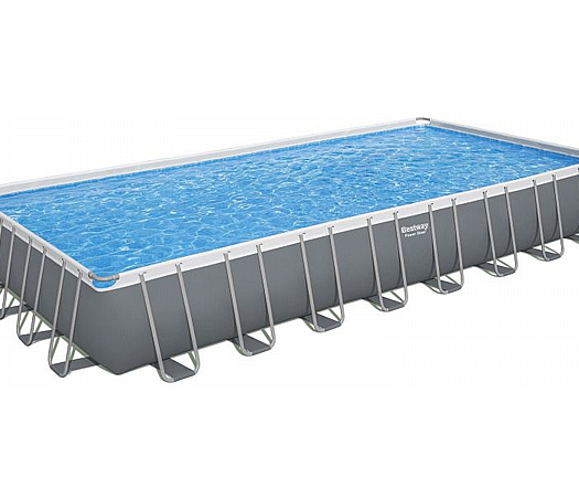 בריכת עמודים מלבנית אולטרא 9.56mx4.88mx1.32m 56623 bestway כולל הכל