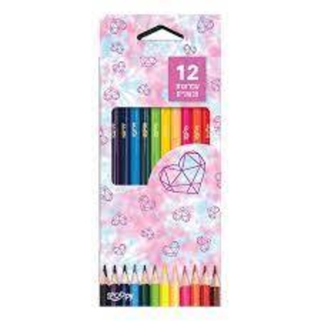 עפרונות צבעוניים טאי דאי 12 בחב’