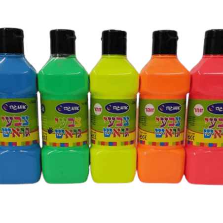 צבעי גואש זוהרים – בקבוק – אומגה