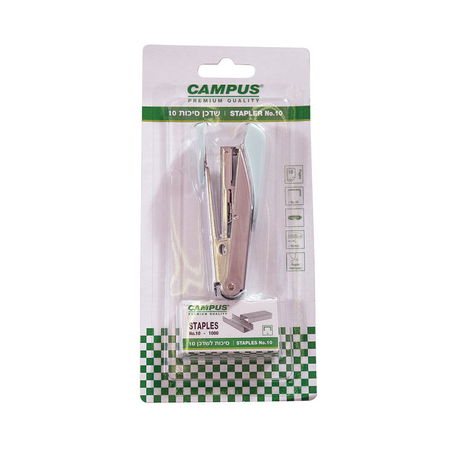 מהדק 10 מטאלי צבעי פסטל קמפוס