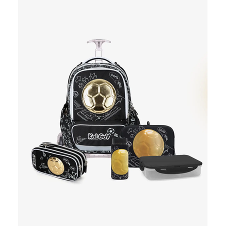 מארז X-Fix trolley Soccer Ball שחור זהב