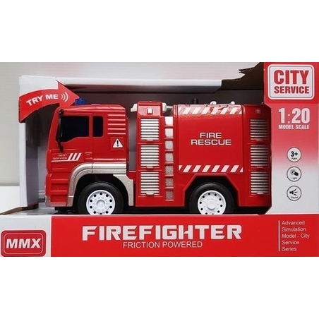 Wenyi Diecast כבאית לילדים