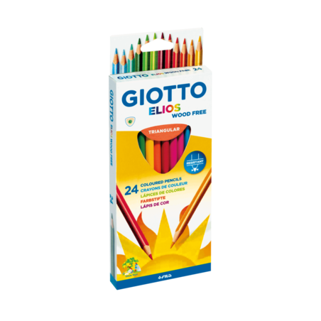 עפרון צבעוני מארז 24 צבעים