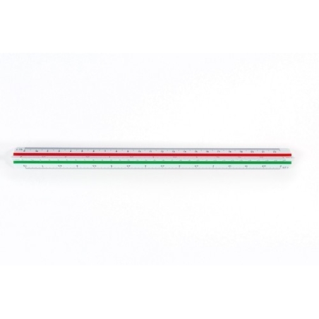 סרגל קנה מידה משולש 30 ס