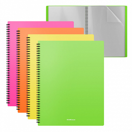 תיק פייל 40 ספירל מט ניון