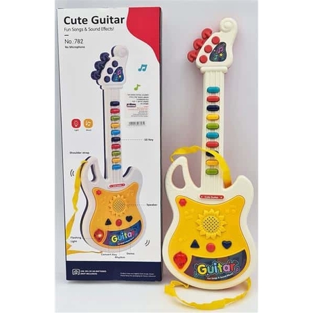 גיטרה עם בטריה מנגנת (ללא מיקרופון )