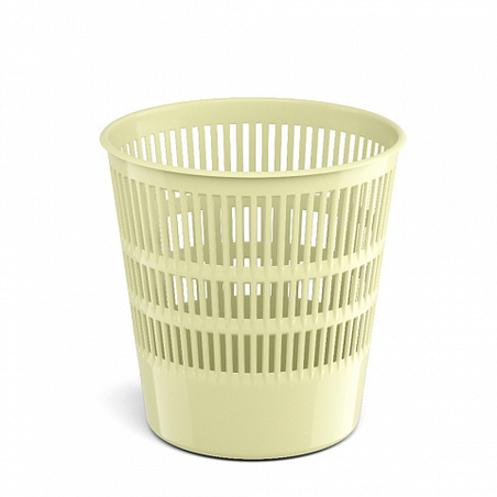 פח לנייר 12 לטר קלסיק פסטל צהוב