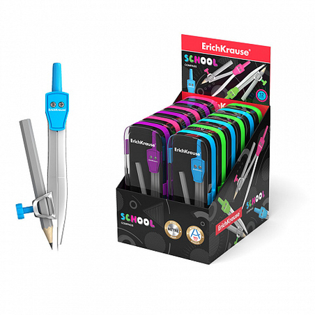 מצפן מתכת עם עפרון