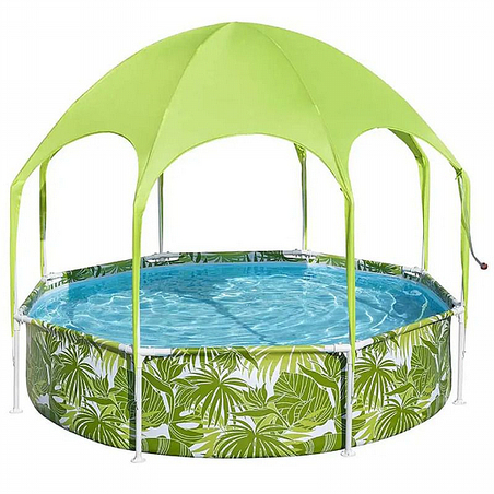 בריכה מסגרת 244X51 וצלון (גזיבו) דגם 56432