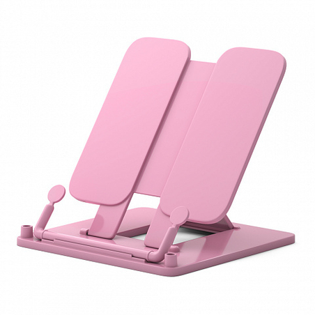 מעמד ספר פסטל ורוד