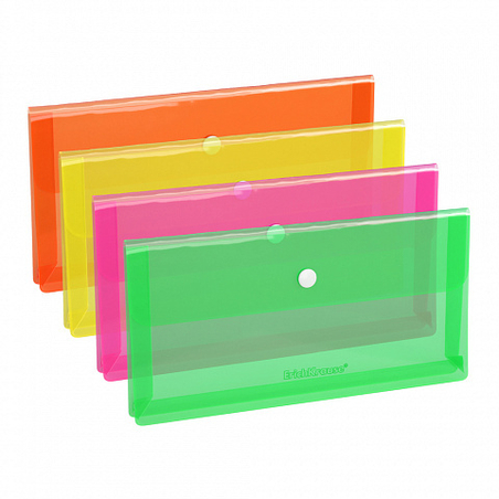 קלמר פלסטיק צבעי ניון מעורב