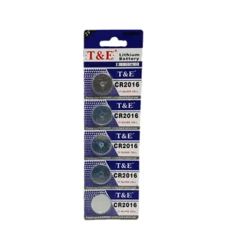 סוללות כפתור CR2016 חמישייה