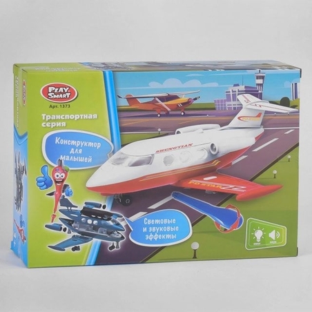 מטוס קונסטרוקטור 1373 (72) נגן אפקטים חכמים, אור וקול, בקופסה