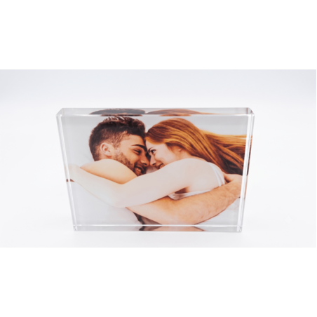 הדפסה על בלוק זכוכית עומד 18x13