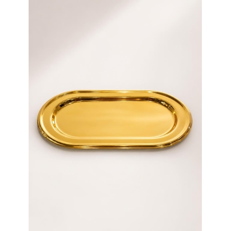 מגש אובלי זהב