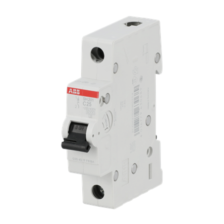 חצי אוטמט חד פאזי 6KA ABB C25 סדרת SH201