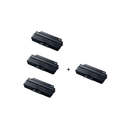 3 טונרים תואמים samsung mltd115L + טונר תואם 115L נוסף חינם