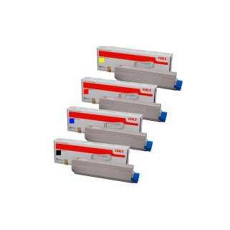 סט 4 טונרים מקוריים OKI C301/ C321/MC342