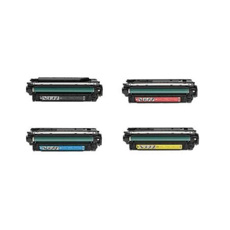 סט 4 טונרים תואמים CE260A,CE261A,CE262A,CE263A