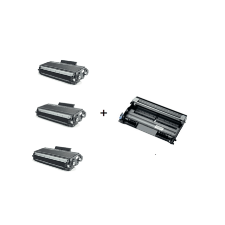 טונרים תואמים BROTHER TN3601XXL במבצע – קנה 3, קבל תוף DR3601 חינם + משלוח חינם!