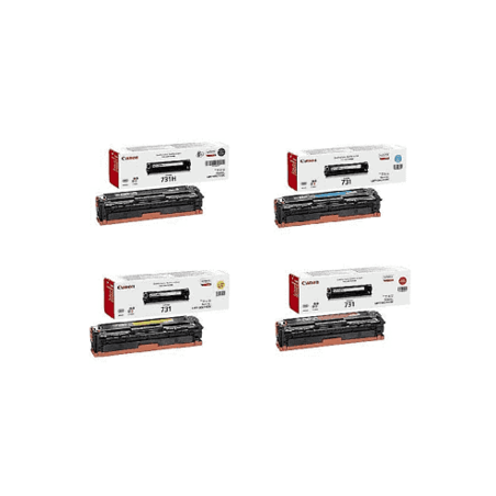 סט טונרים מקוריים Canon crg731Hbk/c/m/y