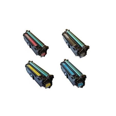 סט טונרים תואמים HP 504X ce250x/ce251a/ce252a/ce253a