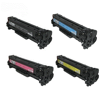 סט טונרים תואמים hp 131x cf210x/cf210a/cf212a/cf213a