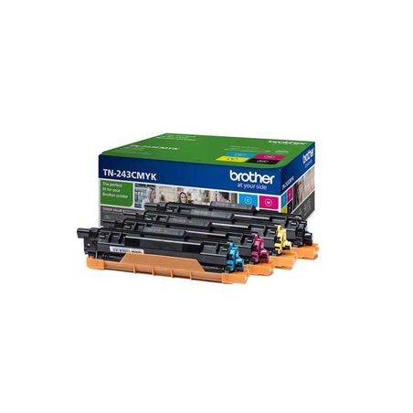 סט 4 טונרים מקוריים BROTHER TN243BK/C/M/Y