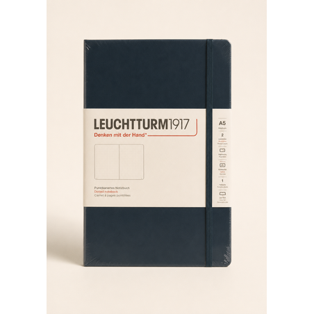 LEUCHTTURM1917 Notebook Medium A5 — Hardcover, Dotted