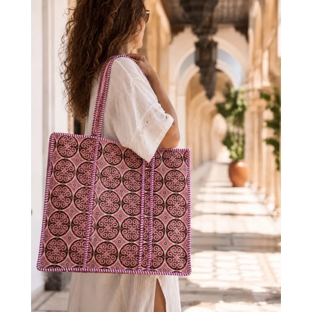 תיק TOTE מורוקן רויאל · Moroccan Royal