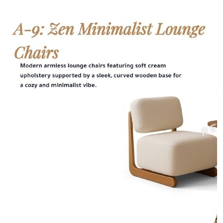 Zen Minimalist Lounge Chairs