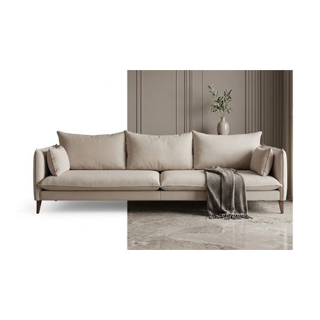 Olive Velvet Modern Sectional