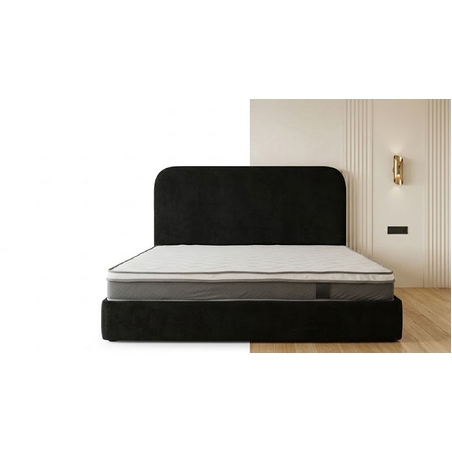 Modern Black Velvet Bed Frame
