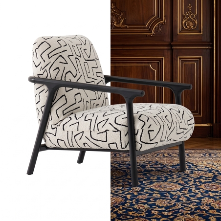 Abstract Art Armchair
