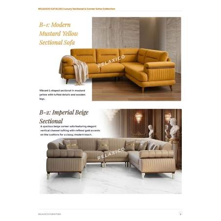 Imperial Beige Sectional