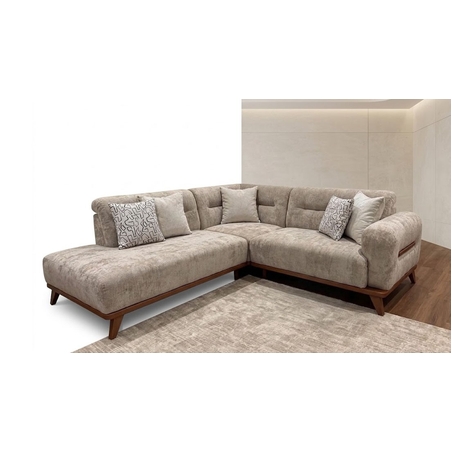 Modern Burgundy Sectional Sofa