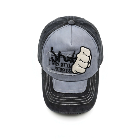 כובע מצחייה אופנתי – דגם Fist אפור