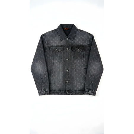 ג׳קט ג׳ינס Black Pattern