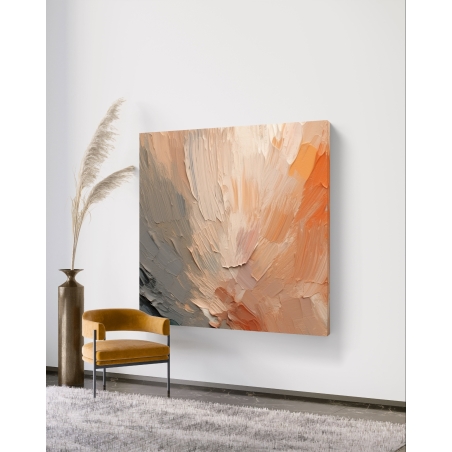 תמונת קנבס מרובעת על בד כותנה עשיר דגם - B10022