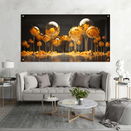 תמונת זכוכית תלת מימד מדהימה סוריאליסטית דגם-210728