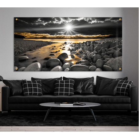 תמונת נוף מדהימה בהדפסה ישירה על זכוכית דגם-700200