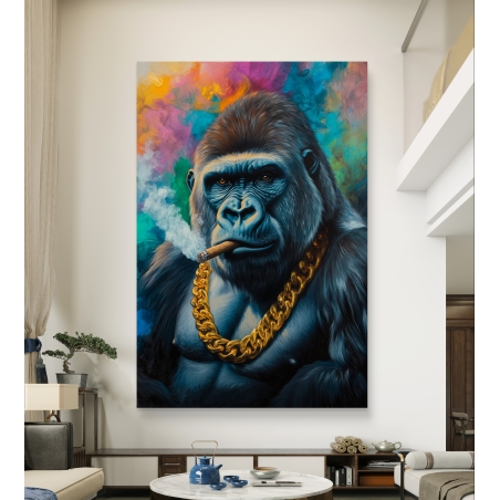 תמונת קנבס לסלון/משרד בסגנון בעלי חיים 