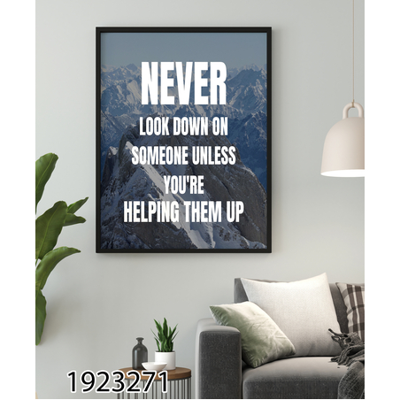 תמונת מוטיבציה מעוצבת עם או בלי מסגרת דגם 1923271