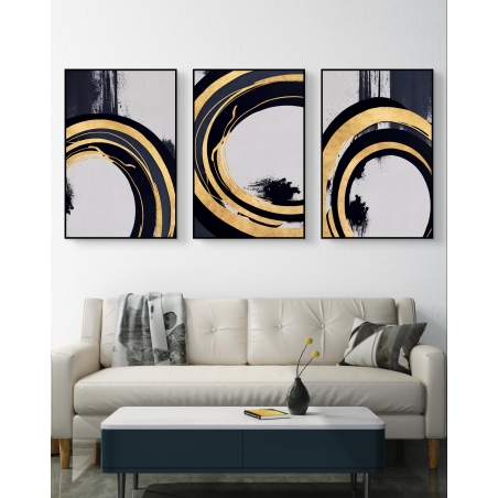 שלשת תמונות בסגנון גאומטרי 