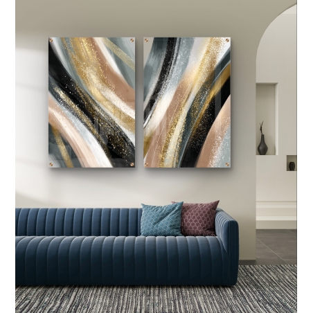 זוג תמונות זכוכית 