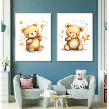 זוג תמונות לחדר ילדים קולקציית 