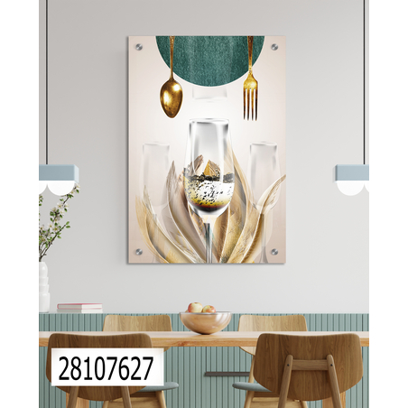 תמונה מעוצבת למטבח מודפסת על זכוכית דגם 28107627