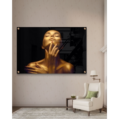 תמונת זכוכית רומנטית לחדר שינה או לסלון 